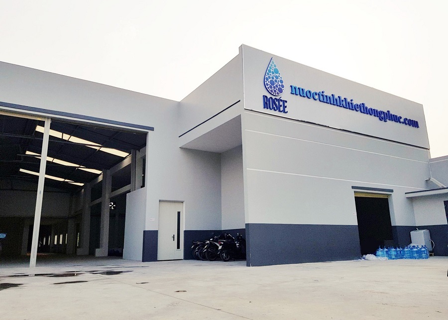Nhà máy nước tinh khiết Rosee Hồng Phúc