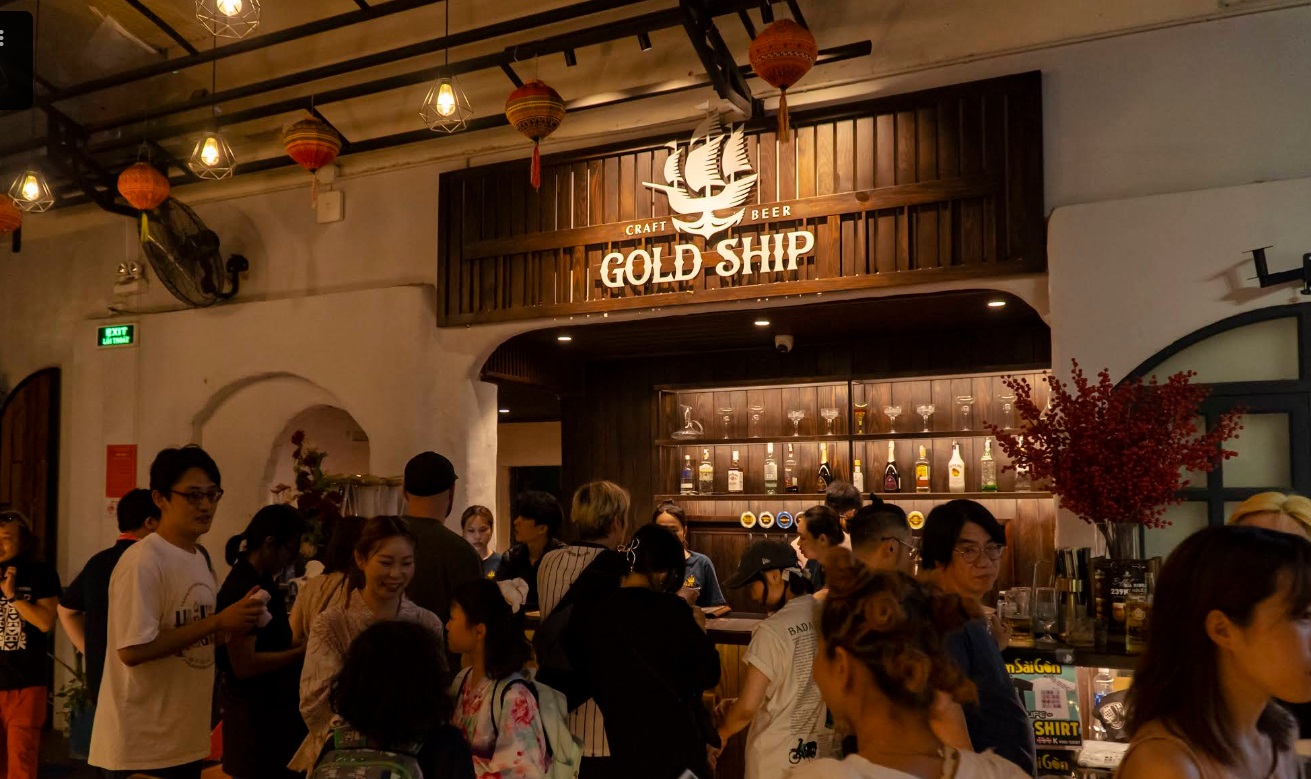 Gold Ship – không gian bia thủ công và ẩm thực tại trung tâm TP.HCM