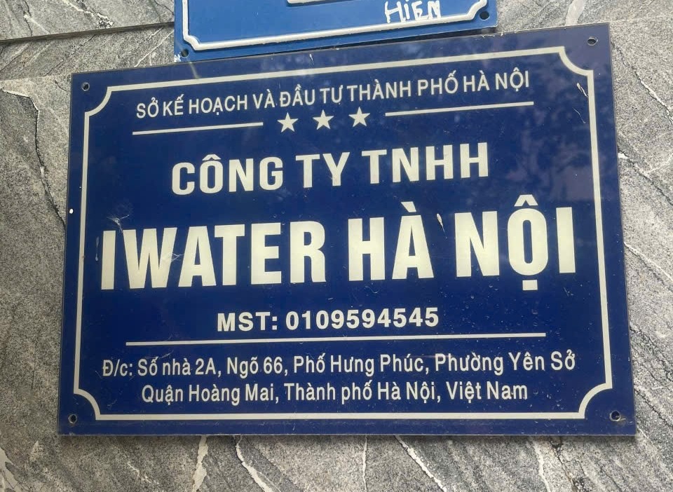 CÔNG TY TNHH IWATER HÀ NỘI