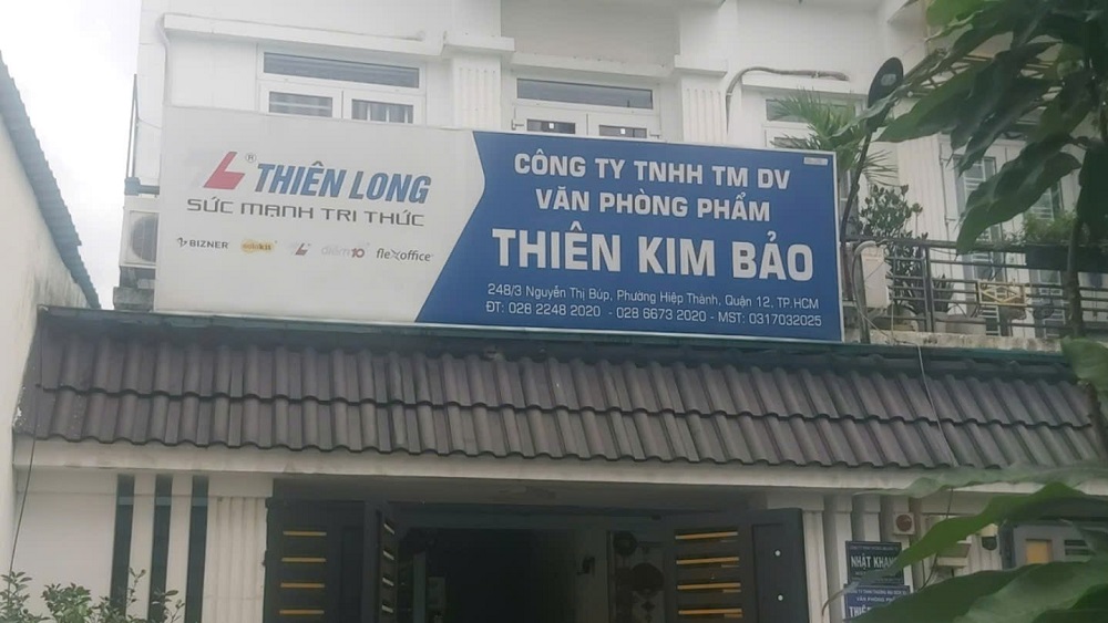 CÔNG TY TNHH THƯƠNG MẠI DỊCH VỤ VĂN PHÒNG PHẨM THIÊN KIM BẢO