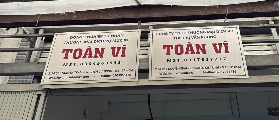 CÔNG TY TNHH THƯƠNG MẠI DỊCH VỤ THIẾT BỊ VĂN PHÒNG TOÀN VĨ