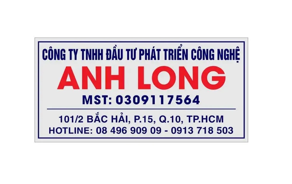 CÔNG TY TNHH ĐẦU TƯ PHÁT TRIỂN CÔNG NGHỆ ANH LONG