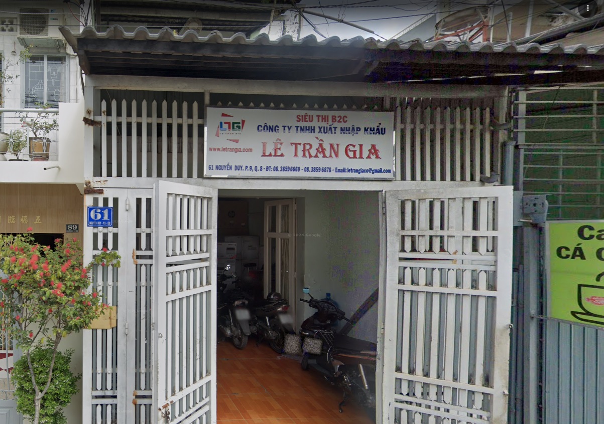 CÔNG TY TNHH XUẤT NHẬP KHẨU LÊ TRẦN GIA