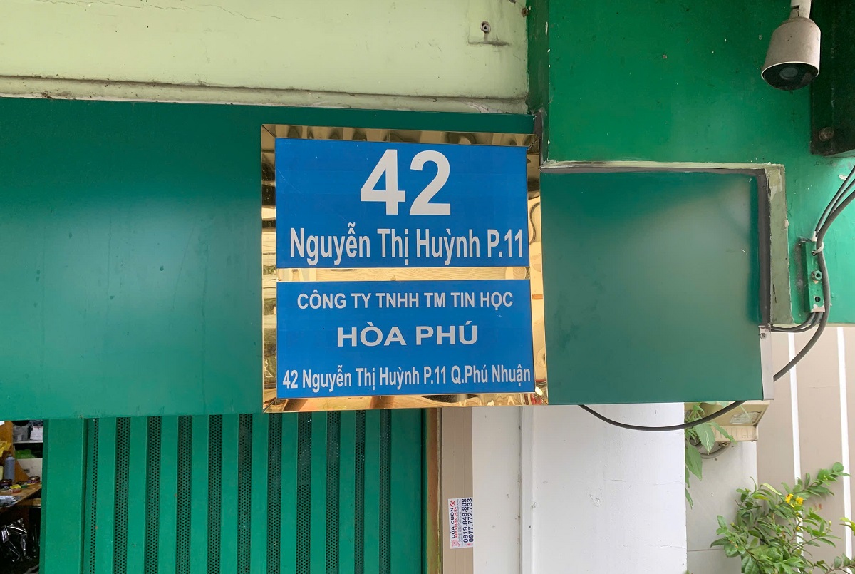 CÔNG TY TNHH THƯƠNG MẠI TIN HỌC HÒA PHÚ